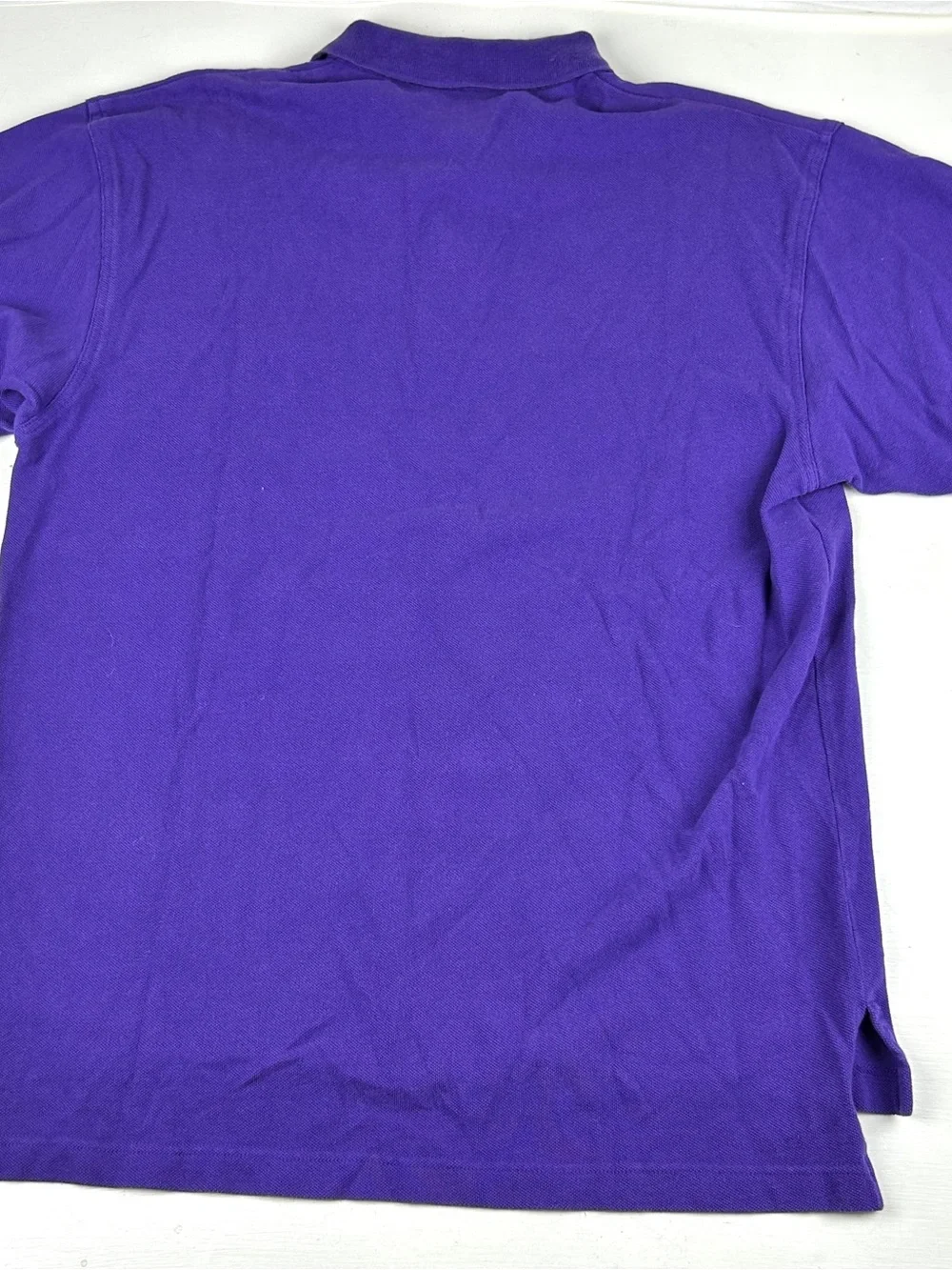 Champion Mens Polo Shirt Purple Washington Huskies UW NCAA Large Vintage 90s USA